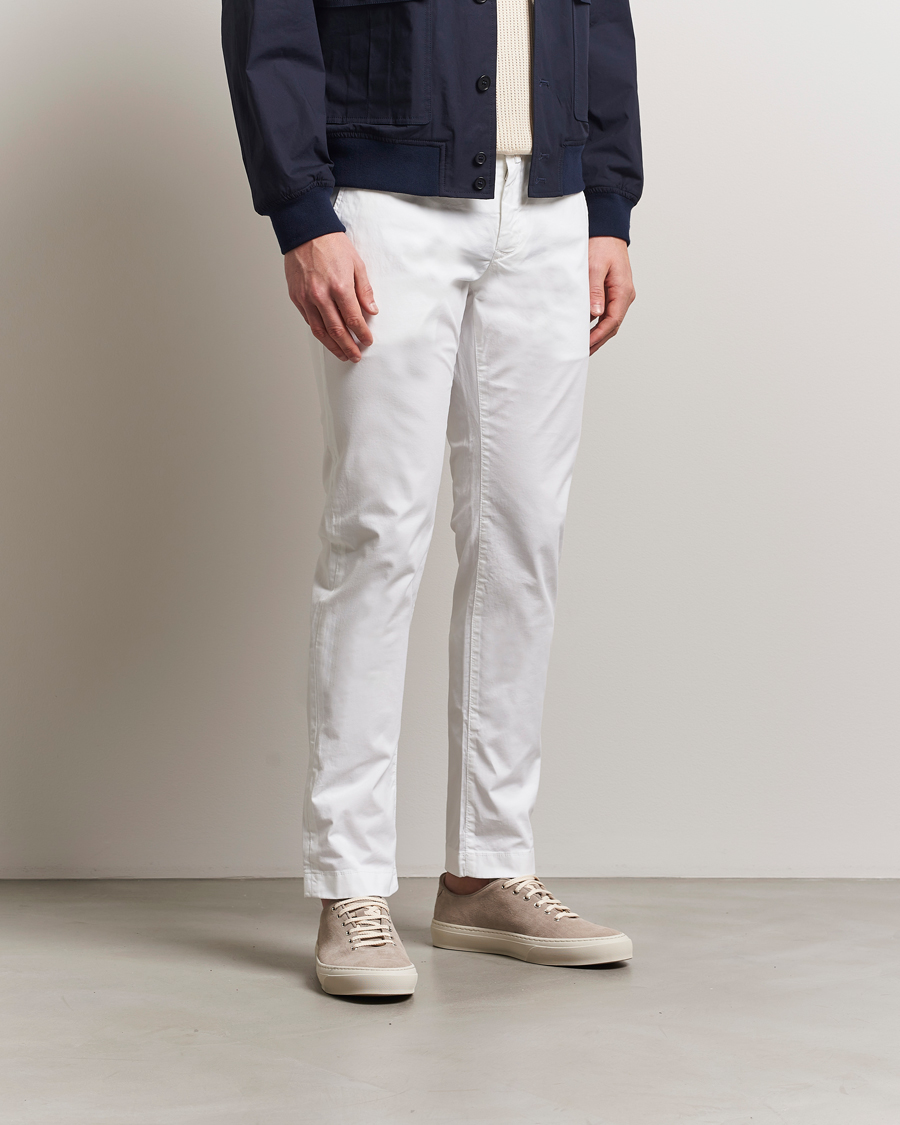 Heren | Broeken | Jacob Cohën | Bobby Cotton Gabardine Chinos White