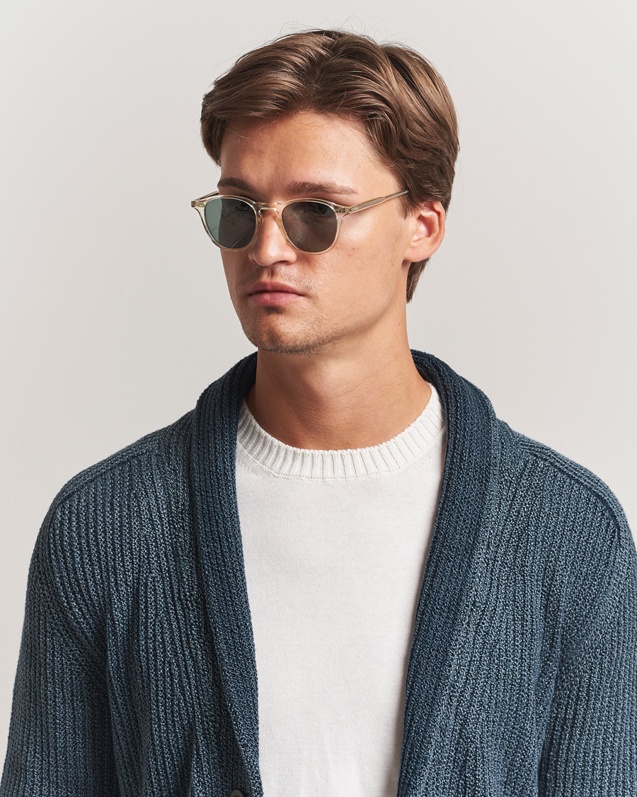 Homme | Lunettes De Soleil | Garrett Leight | Hampton 46 Sunglasses Pure Glass