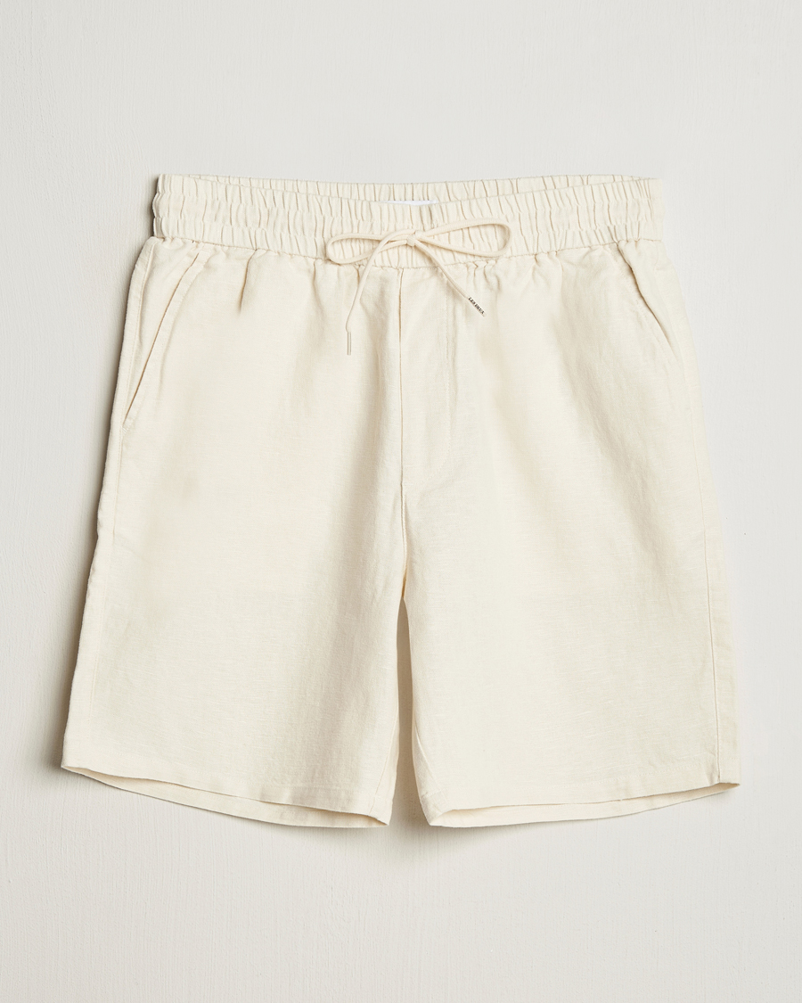 Heren | Korte broek | LES DEUX | Otto Linen Shorts Ivory
