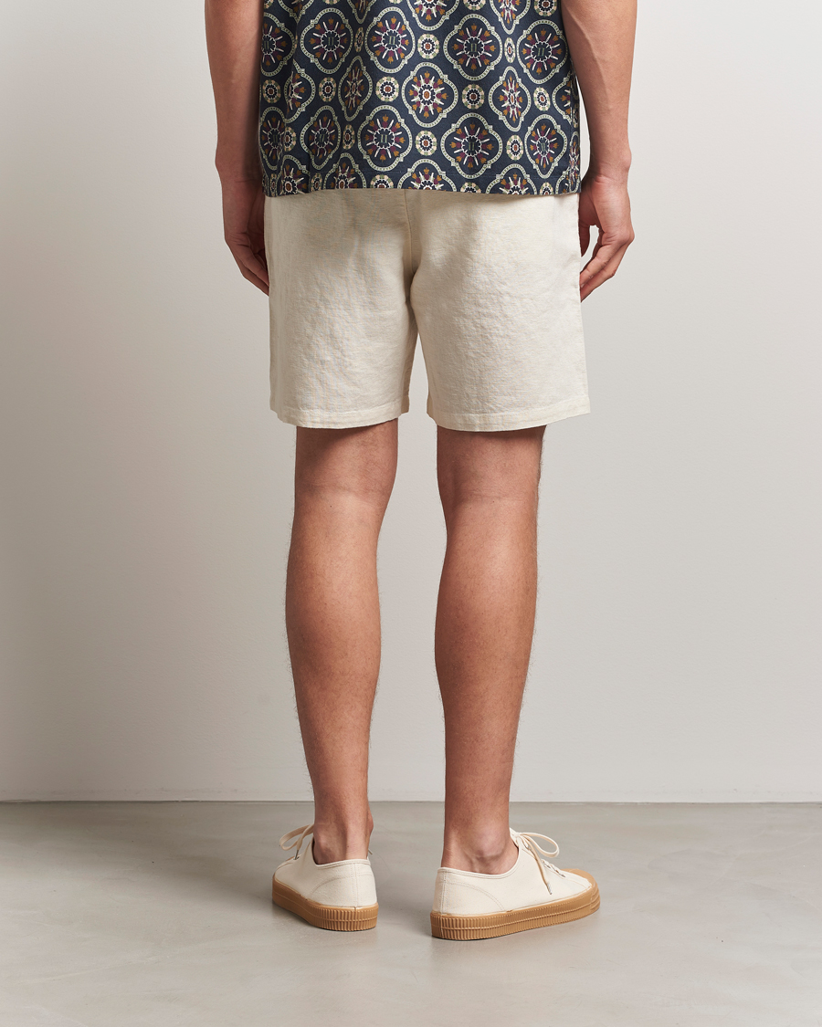Heren | Korte broek | LES DEUX | Otto Linen Shorts Ivory