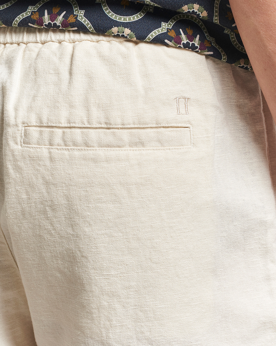 Heren | Korte broek | LES DEUX | Otto Linen Shorts Ivory