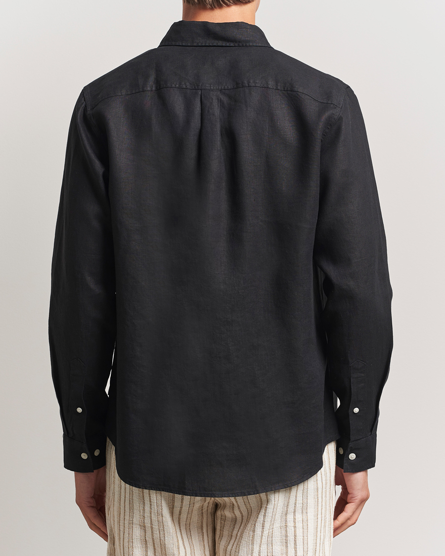 Homme | Chemises | LES DEUX | Konrad Linen Shirt Black