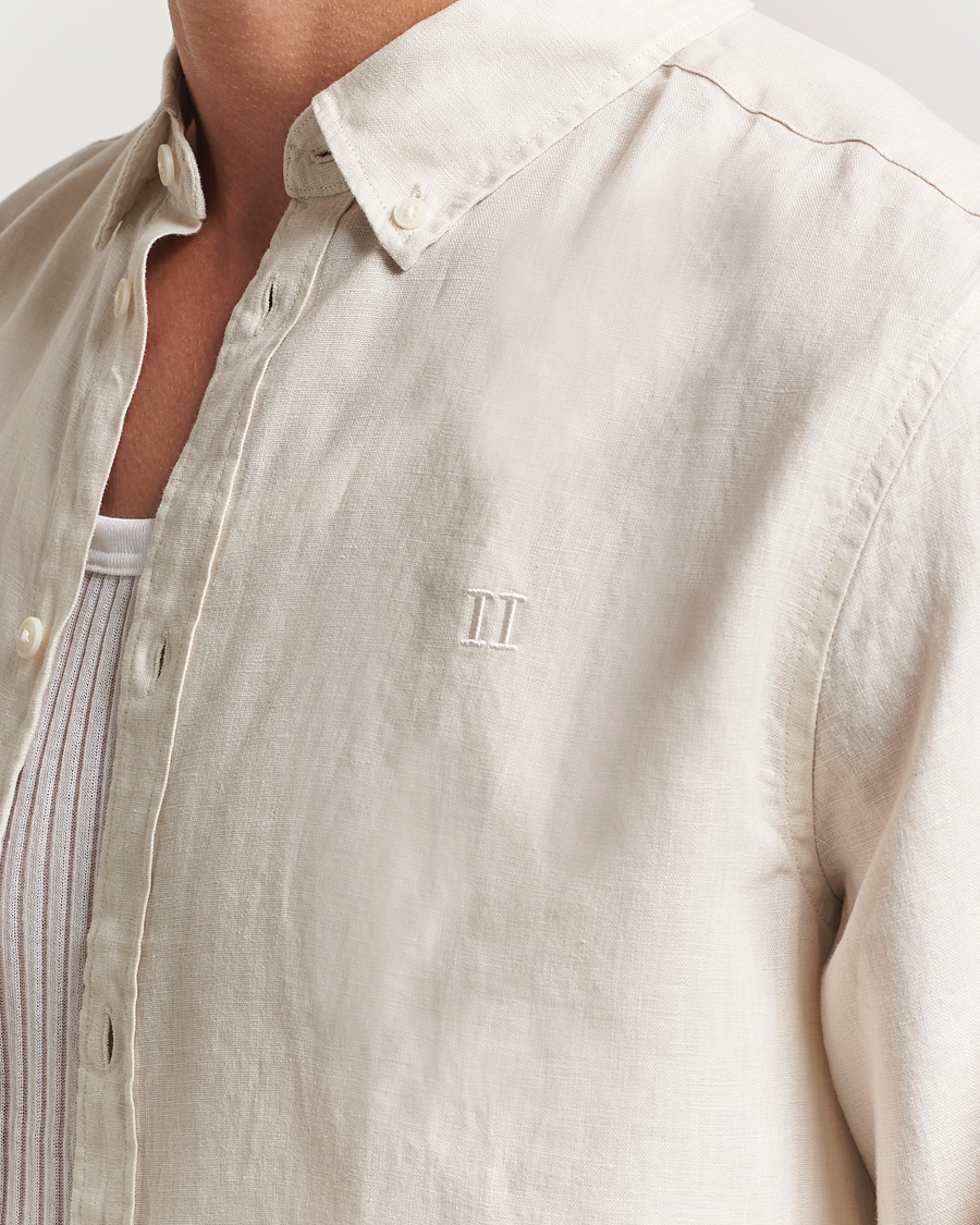 Homme | Chemises | LES DEUX | Konrad Linen Shirt Ivory