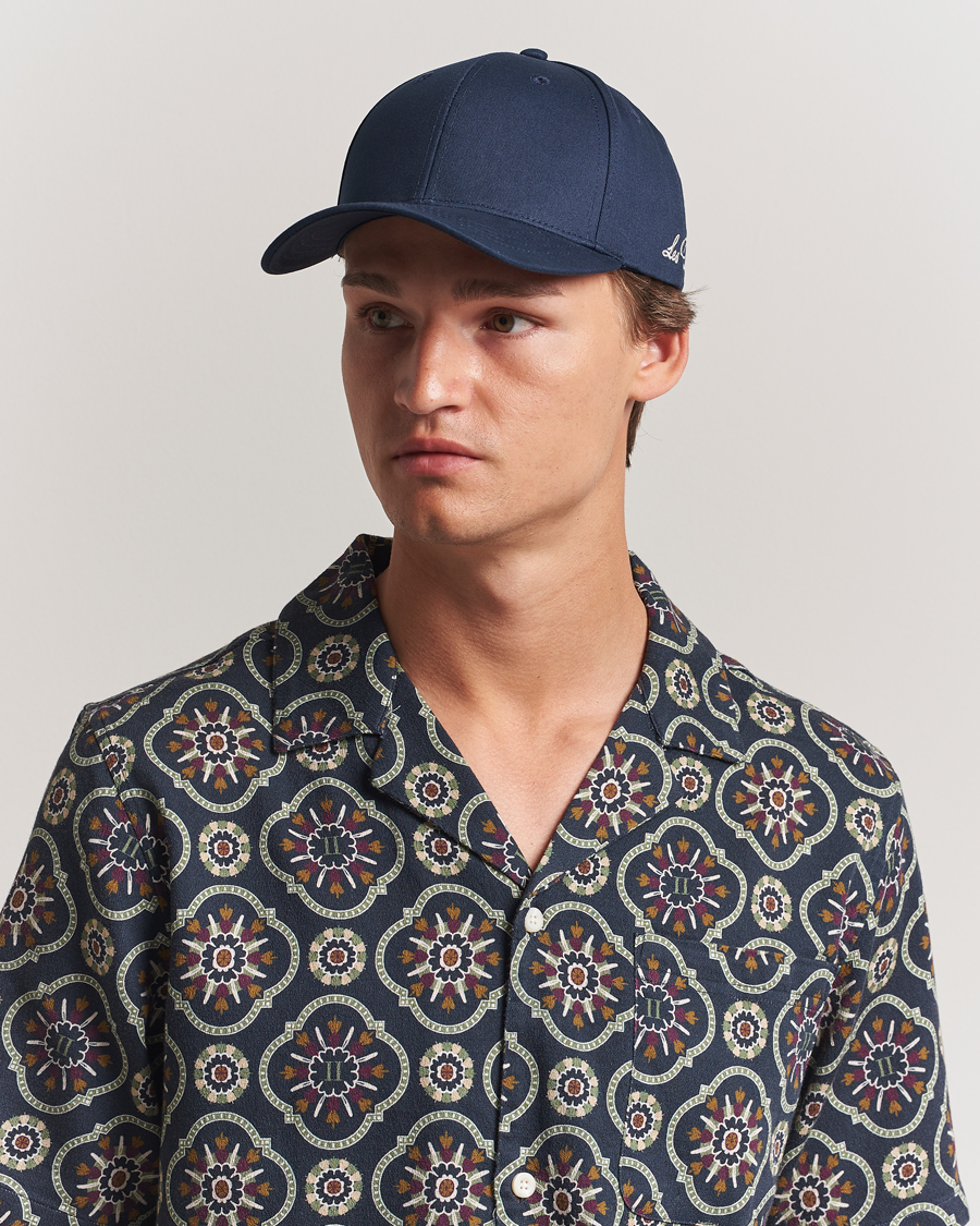 Heren | Hoeden en petten | LES DEUX | Crew Organic Baseball Cap Dark Navy