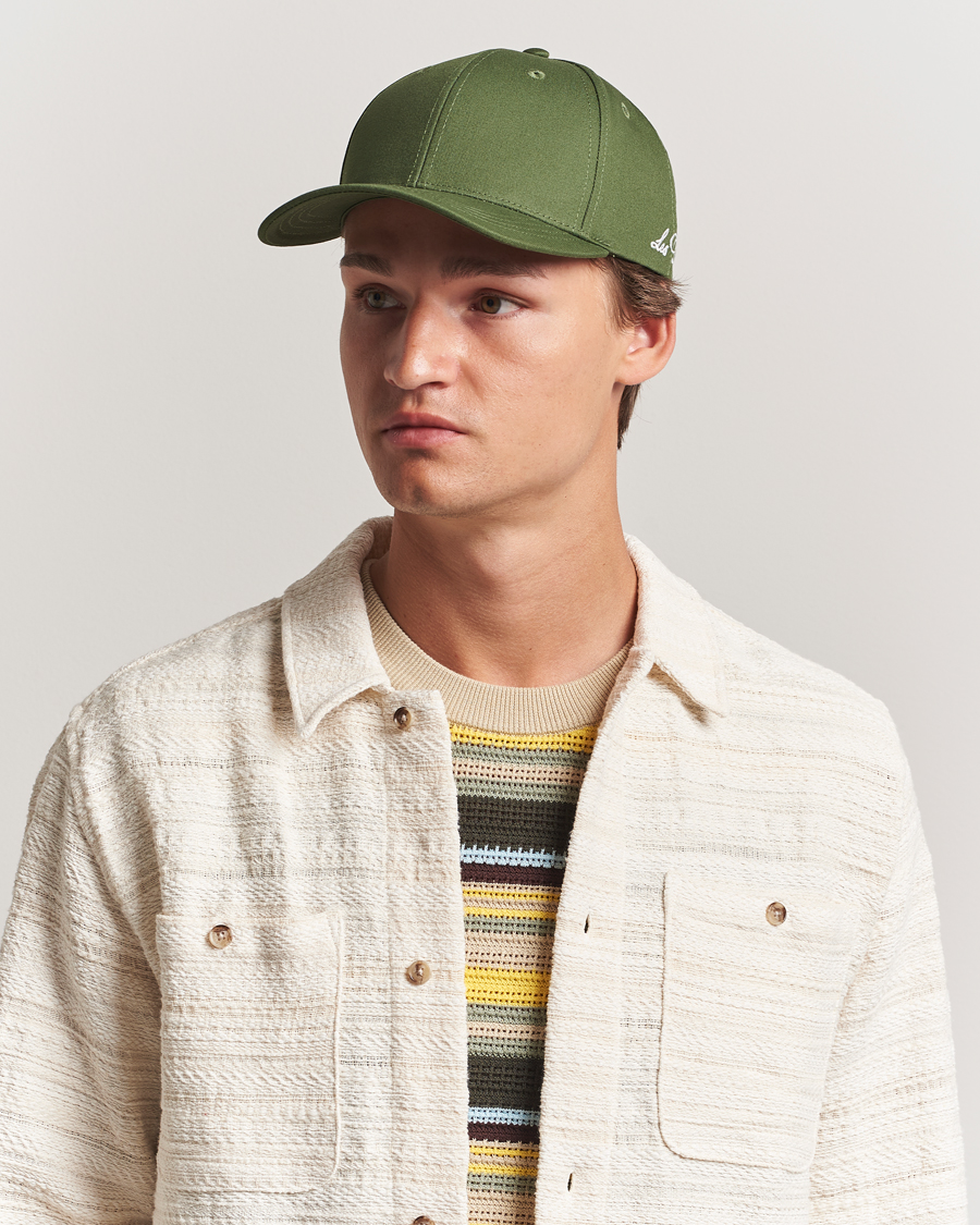 Homme | Bobs Et Casquettes | LES DEUX | Crew Organic Baseball Cap Chive