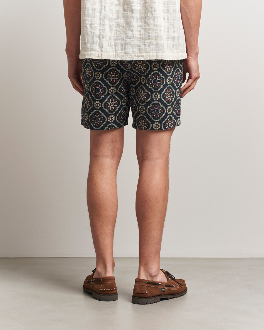 Heren | Korte broek | LES DEUX | Otto AOP Tapestry Shorts Dark Navy