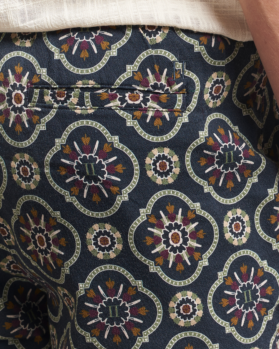 Heren | Korte broek | LES DEUX | Otto AOP Tapestry Shorts Dark Navy