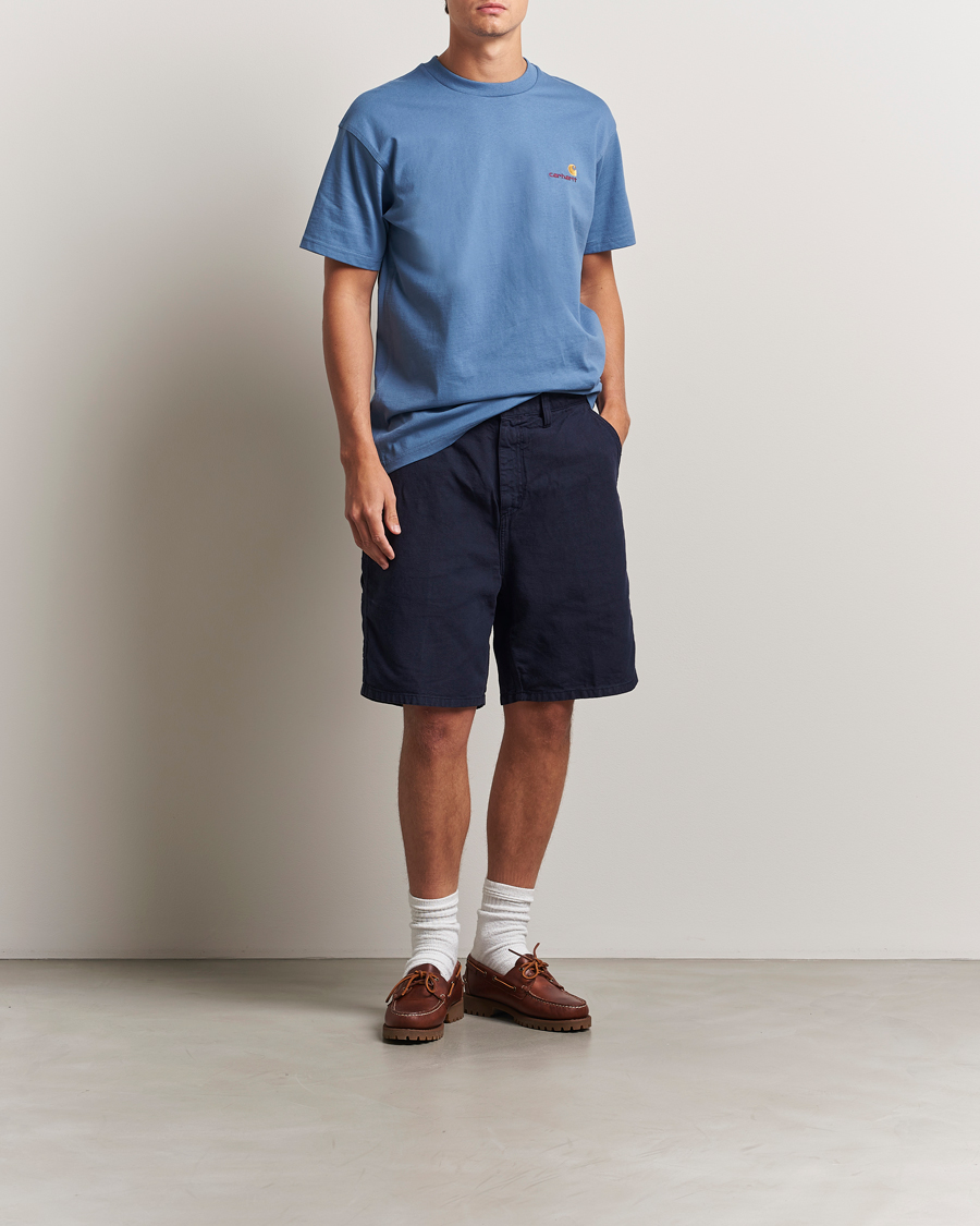 Heren | T-shirts | Carhartt WIP | American Script Short Sleeve T-Shirt Sorrent