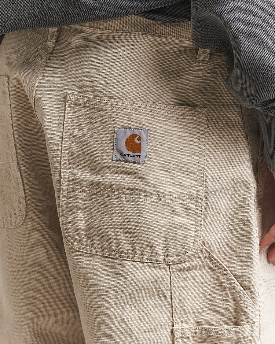 Heren | Broeken | Carhartt WIP | Walter Double Knee Cotton/Linen Pant Natural