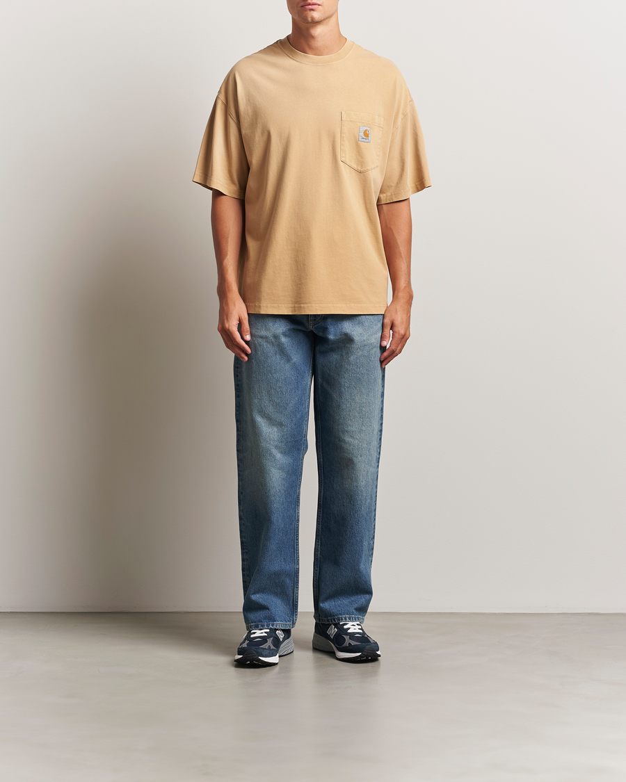 Homme | T-shirts | Carhartt WIP | Hudson Pocket T-Shirt Dusty Brown
