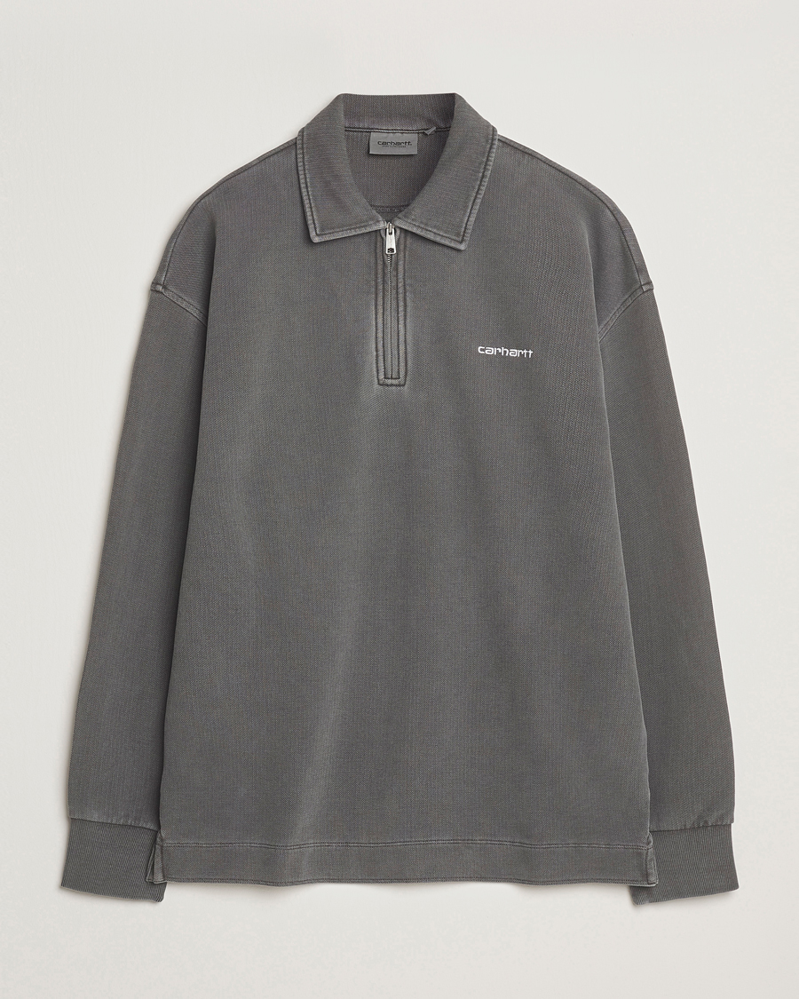 Heren | Truien | Carhartt WIP | Pique Script Sweatshirt Black