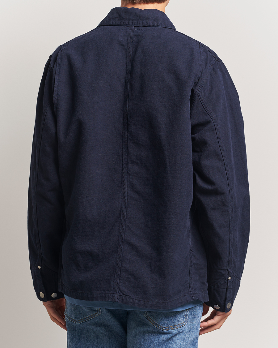 Heren | Jassen | Carhartt WIP | Walter Cotton/Linen Chore Coat Dark Navy