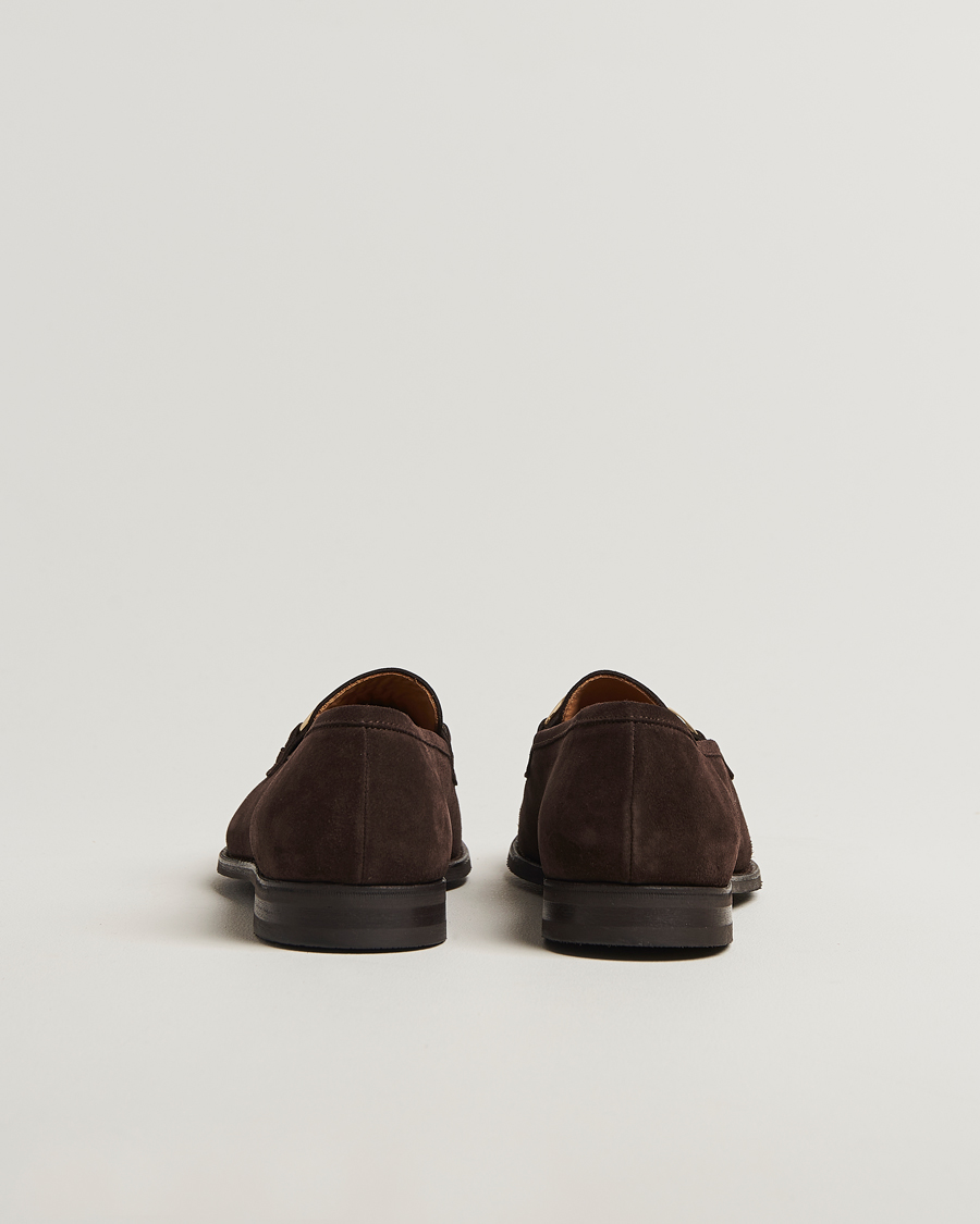 Heren | Instappers | Myrqvist | Karlberg Loafer Dark Brown Suede