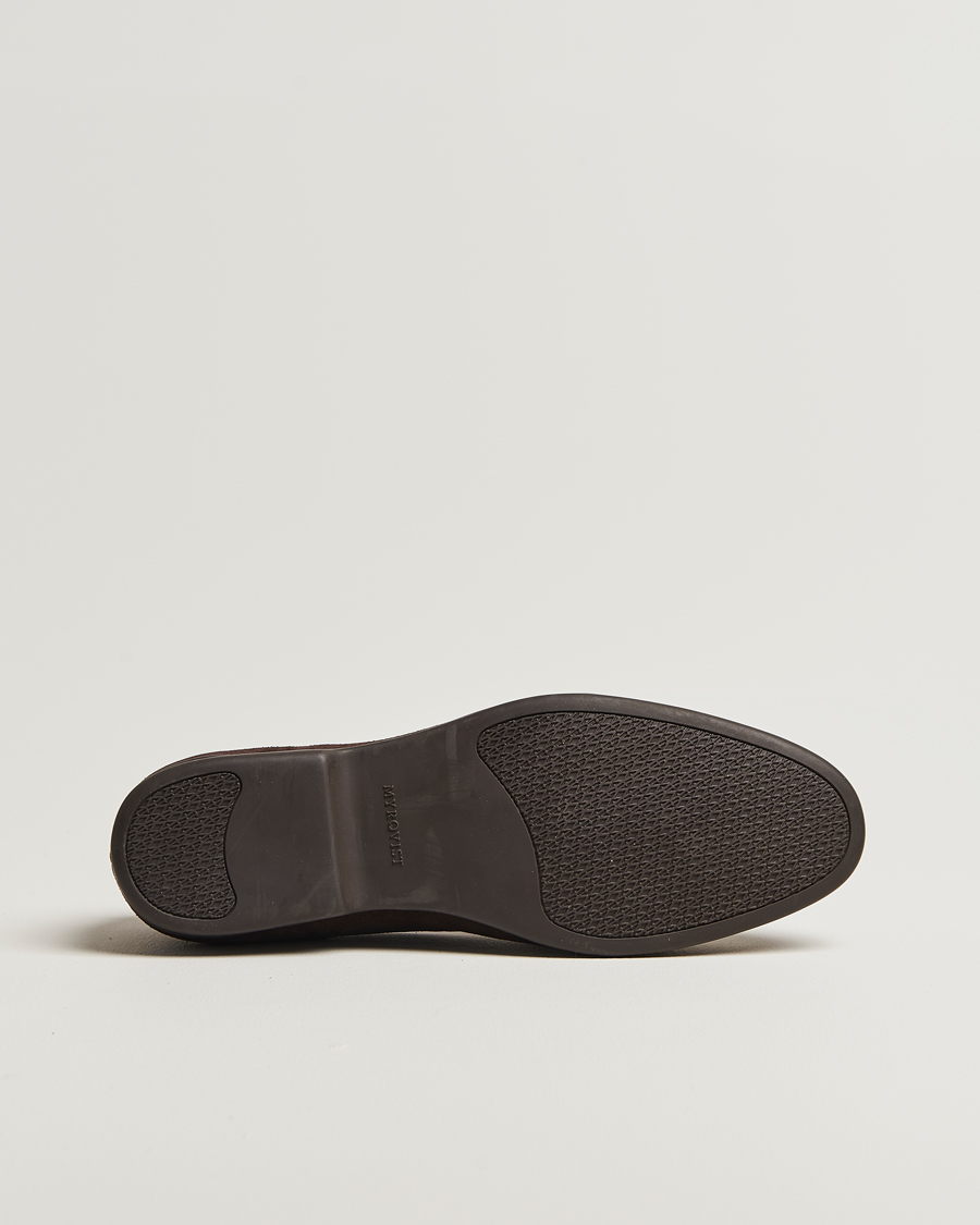 Homme | Loafers | Myrqvist | Ängby Walker Loafer Dark Brown Suede