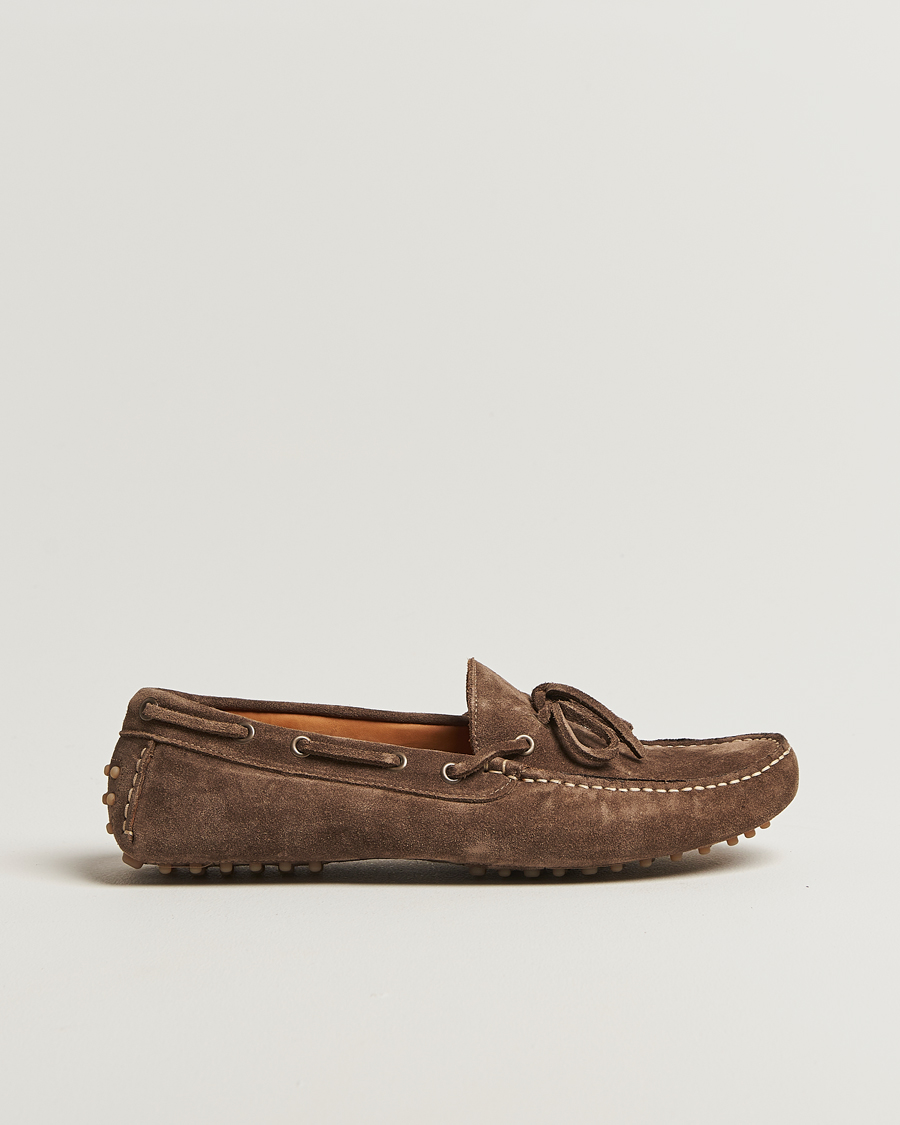 Homme | Mocassins | Myrqvist | Tofta Car Shoe Taupe Suede