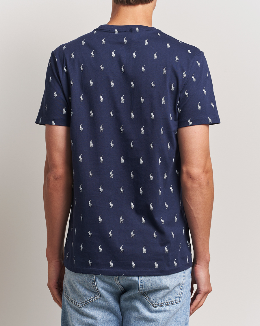 Homme | Peignoirs Et Pyjamas | Polo Ralph Lauren | All over Player Sleeping Tee Cruise Navy