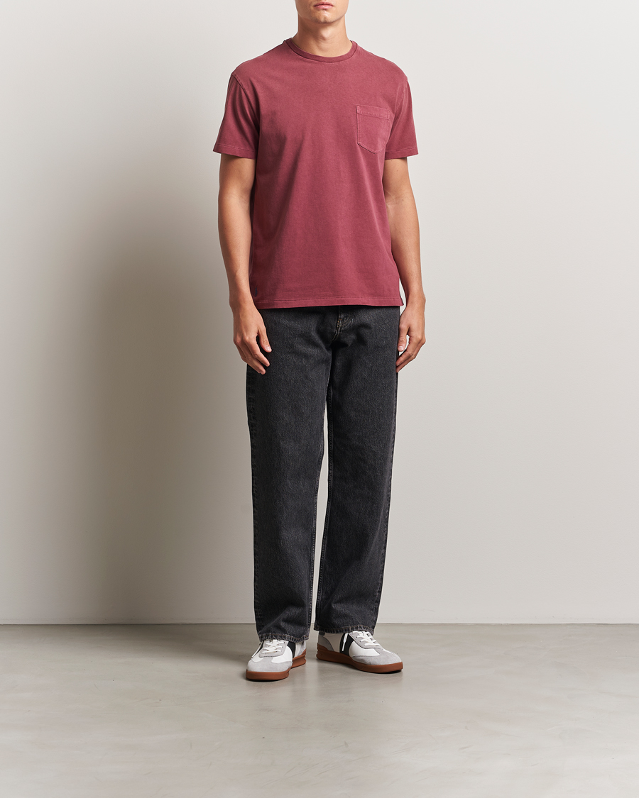 Homme | T-shirts | Polo Ralph Lauren | Washed Classic Fit Pocket Tee Red Wine