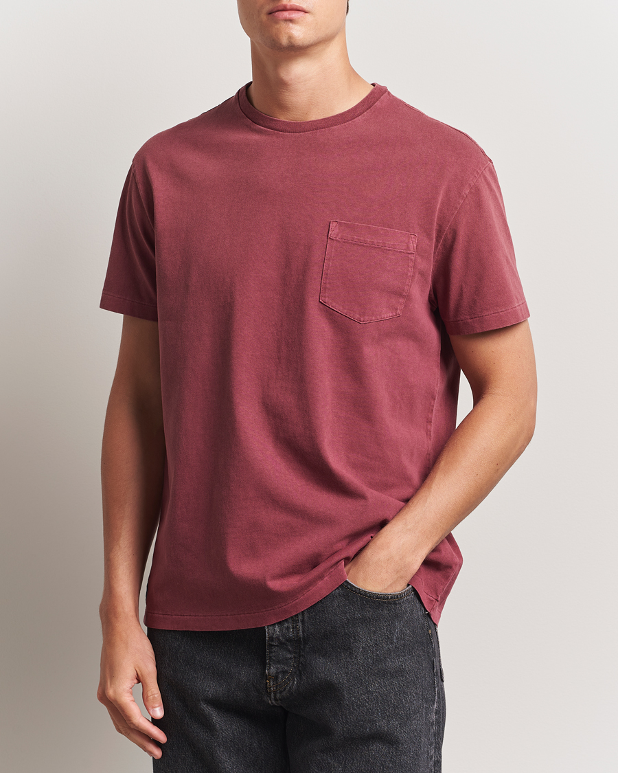 Homme | T-shirts | Polo Ralph Lauren | Washed Classic Fit Pocket Tee Red Wine