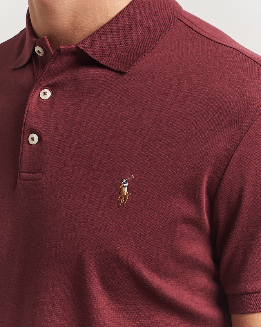 Homme | Polos | Polo Ralph Lauren | Luxury Pima Cotton Polo Red Wine
