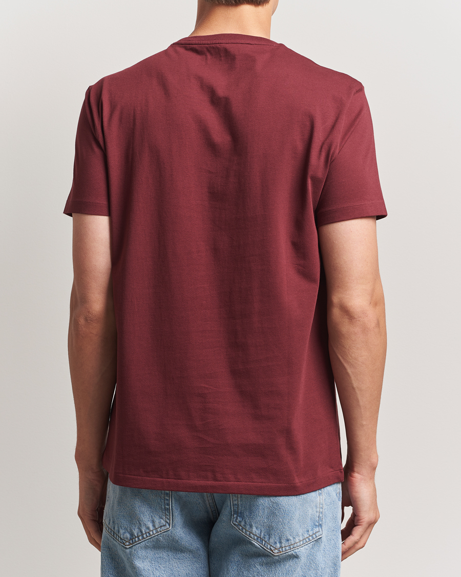 Homme | T-shirts | Polo Ralph Lauren | Custom Slim Fit Crew Neck T-Shirt Red Wine