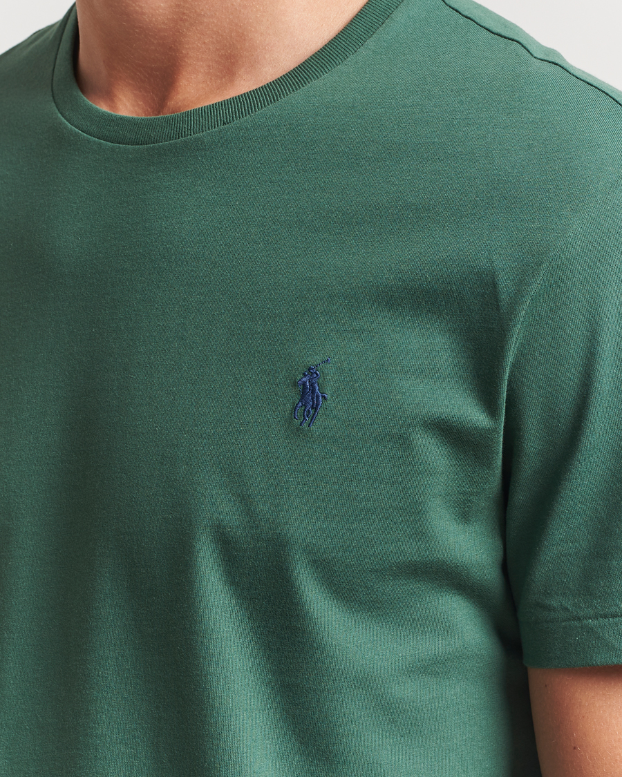 Homme | T-shirts | Polo Ralph Lauren | Custom Slim Fit Crew Neck T-Shirt Washed Forest