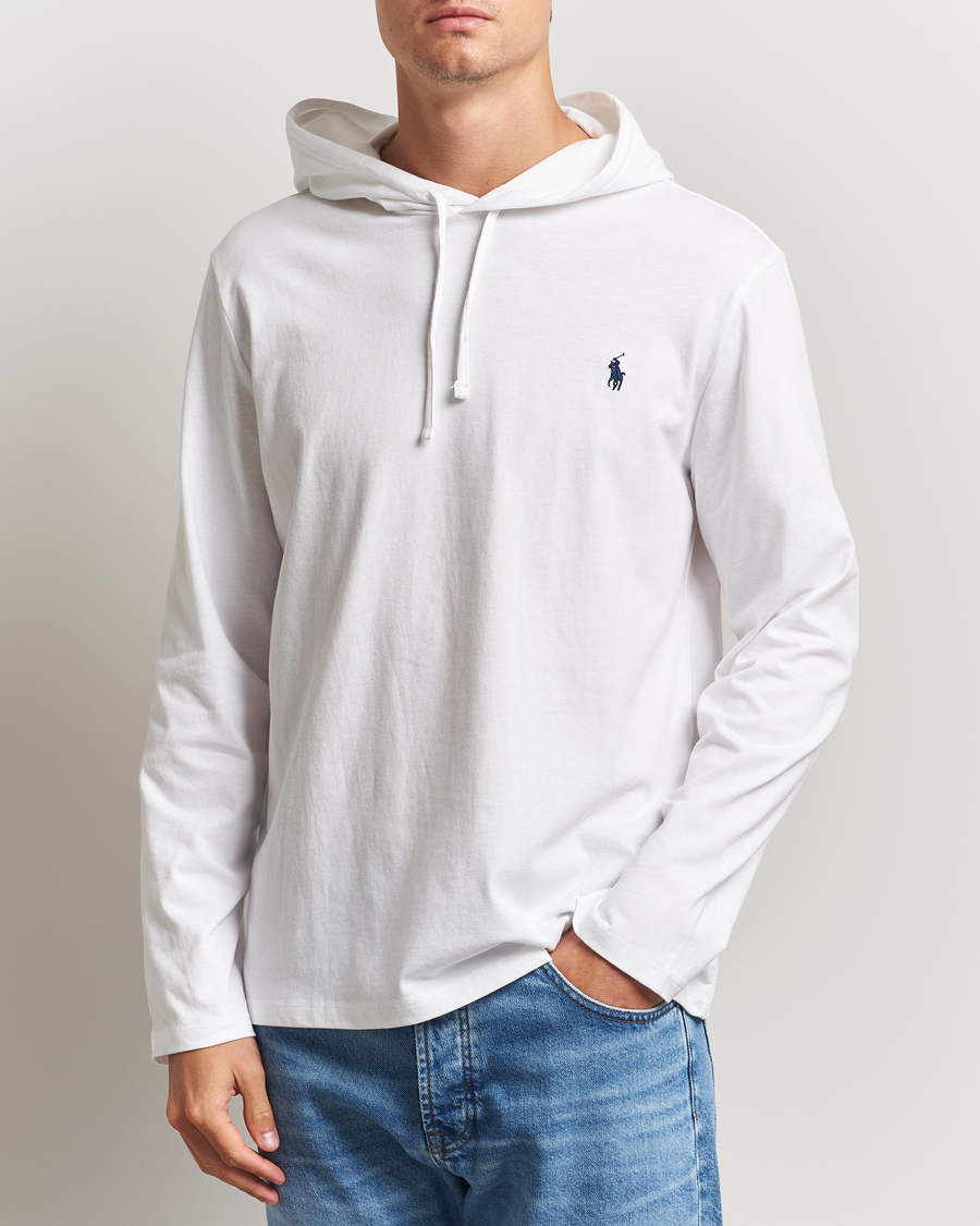 Heren | T-shirts | Polo Ralph Lauren | Long Sleeve Hooded T-Shirt White