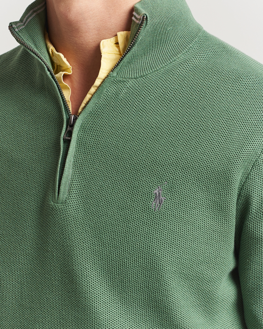 Heren | Truien | Polo Ralph Lauren | Half Zip Cotton Pullover Fatigue