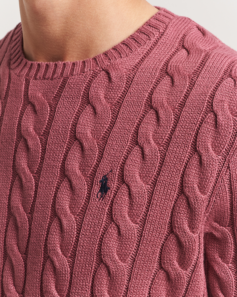 Homme | Pulls Et Tricots | Polo Ralph Lauren | Cotton Cable Pullover Prune Juice