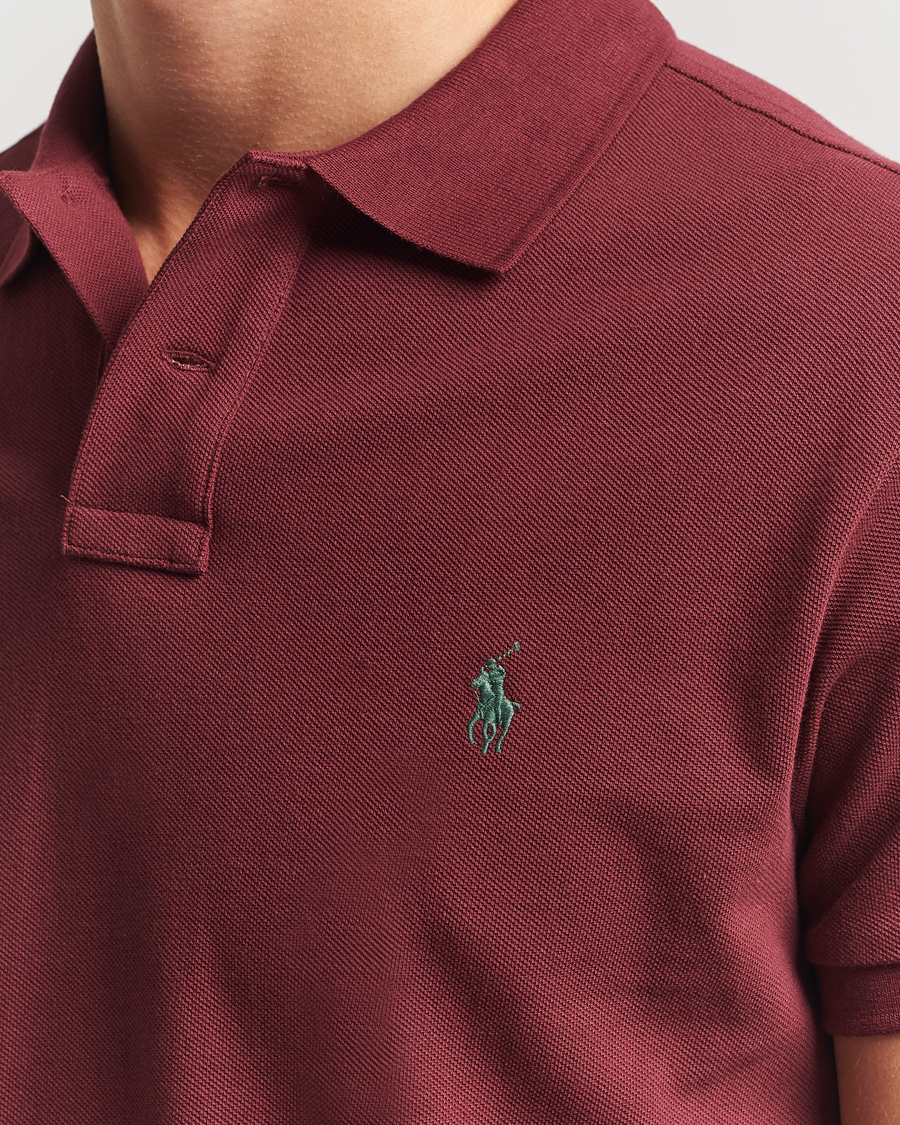 Heren | Polo's | Polo Ralph Lauren | Slim Fit Polo Red Wine