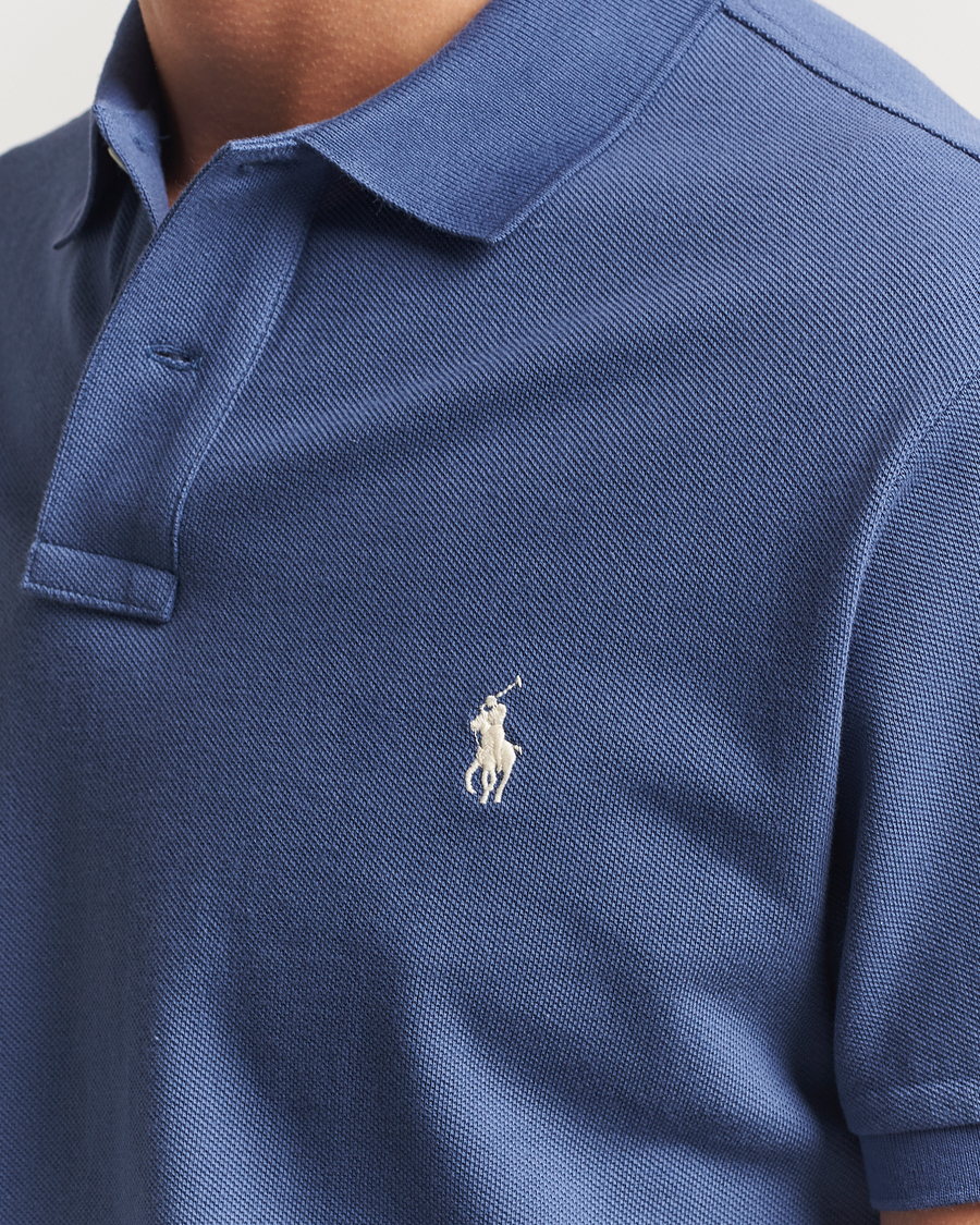Heren | Polo's | Polo Ralph Lauren | Slim Fit Polo Earth Blue