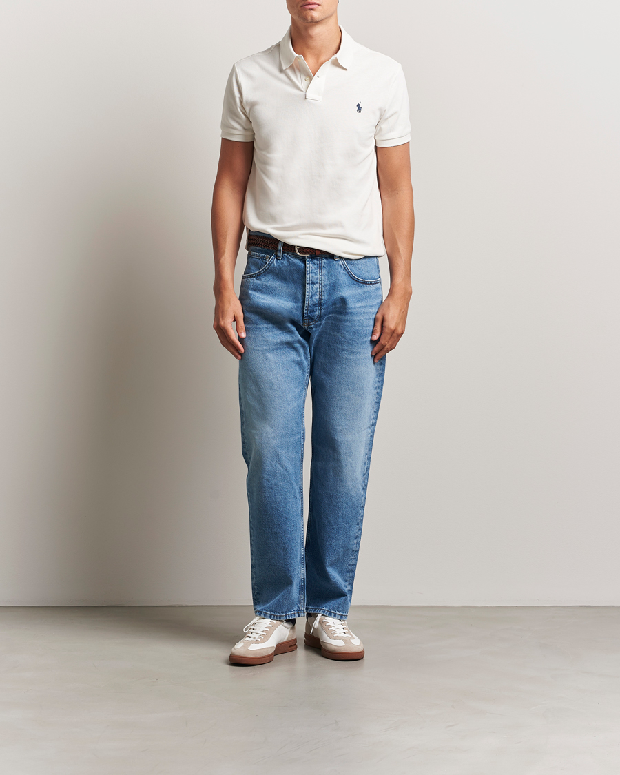 Heren | Polo's | Polo Ralph Lauren | Slim Fit Polo Pale Cream