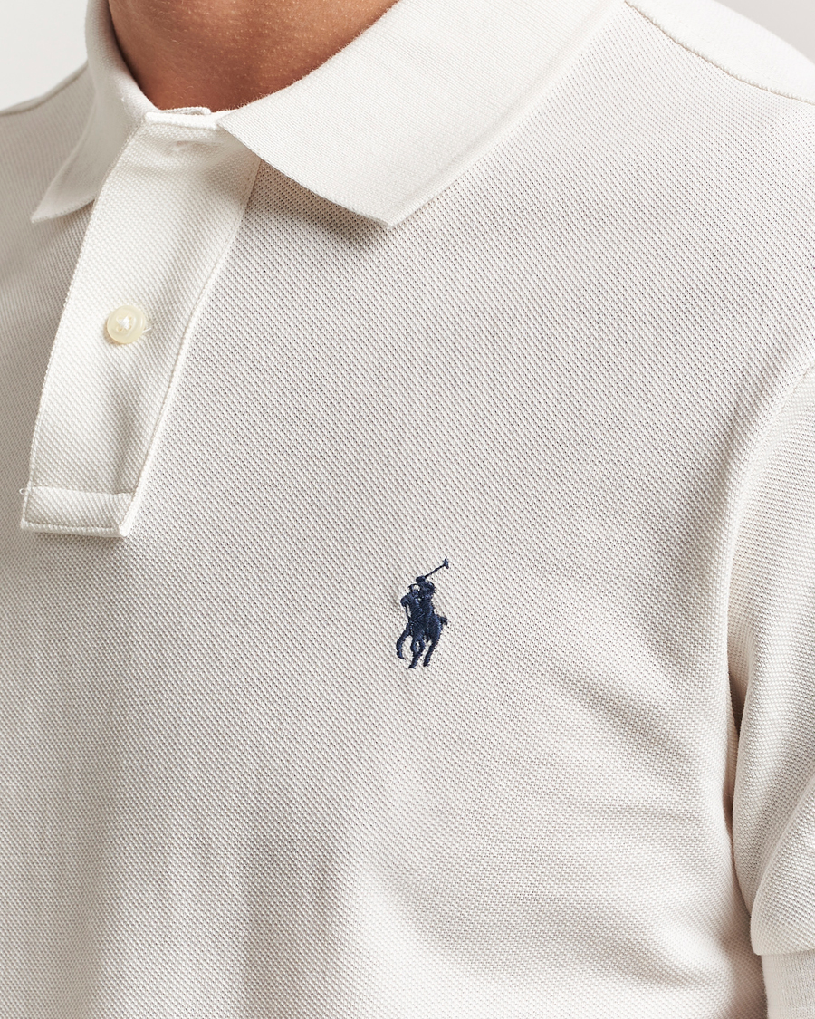 Heren | Polo's | Polo Ralph Lauren | Slim Fit Polo Pale Cream