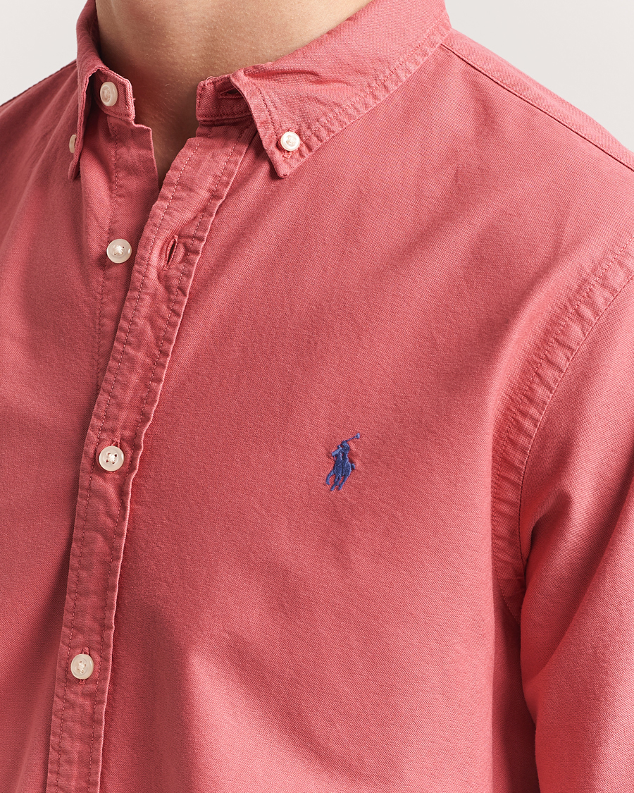 Heren | Overhemden | Polo Ralph Lauren | Slim Fit Garment Dyed Oxford Shirt Adirondack Berry