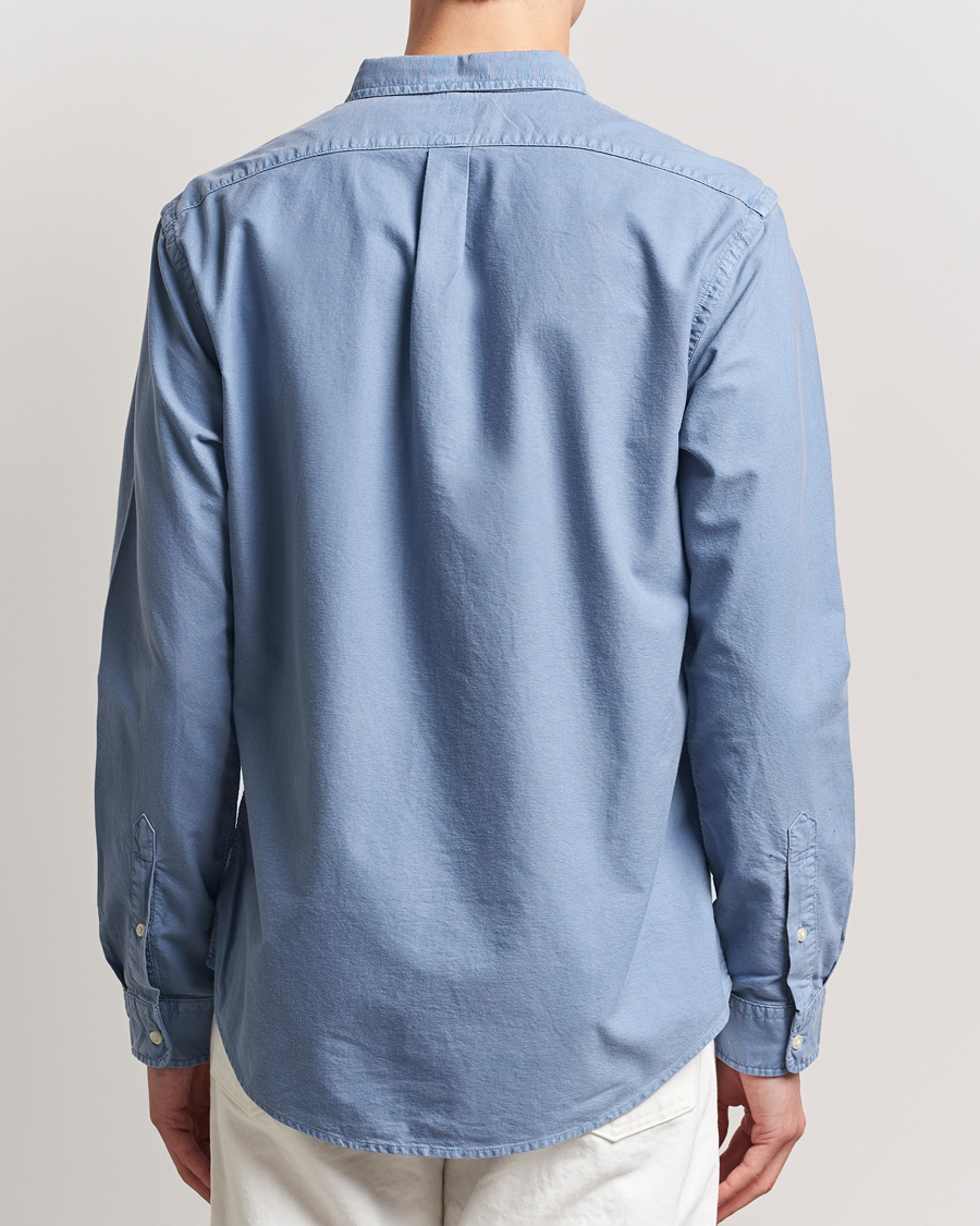 Heren | Overhemden | Polo Ralph Lauren | Slim Fit Garment Dyed Oxford Shirt Channel Blue