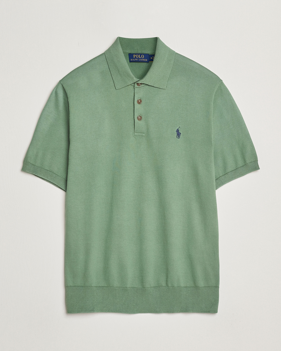 Homme | Pulls Et Tricots | Polo Ralph Lauren | Knitted Short Sleeve Polo Fatigue