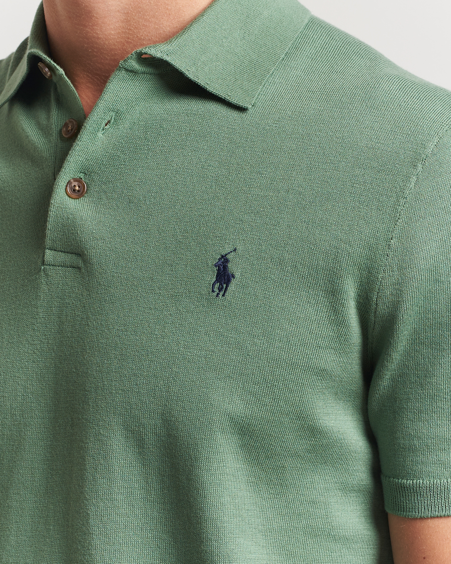 Homme | Pulls Et Tricots | Polo Ralph Lauren | Knitted Short Sleeve Polo Fatigue