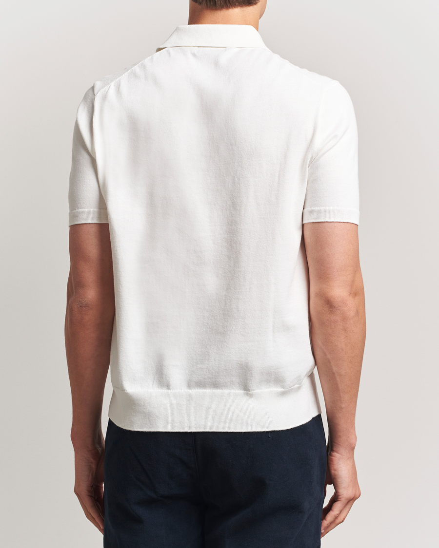 Homme | Pulls Et Tricots | Polo Ralph Lauren | Knitted Short Sleeve Polo Deckwash White