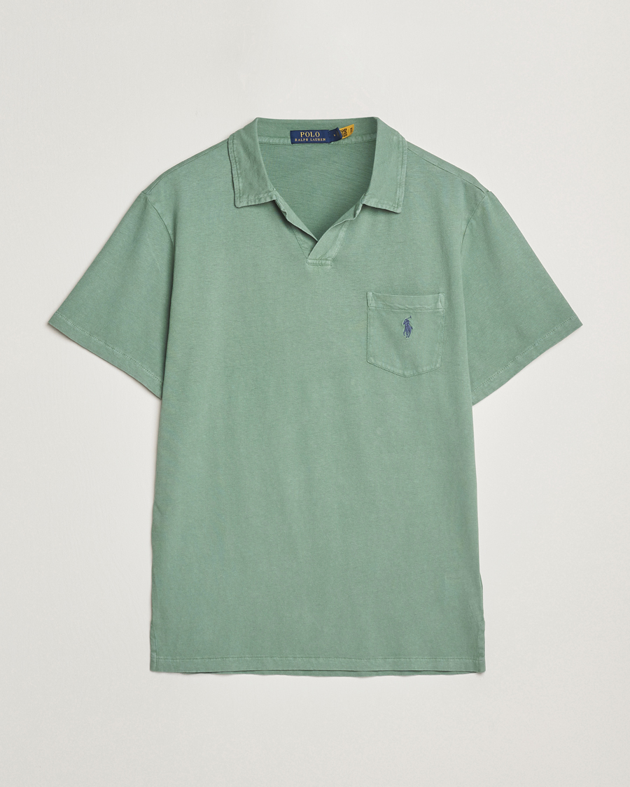 Heren | Polo's | Polo Ralph Lauren | Johnny Cotton/Linen Polo Fatigue