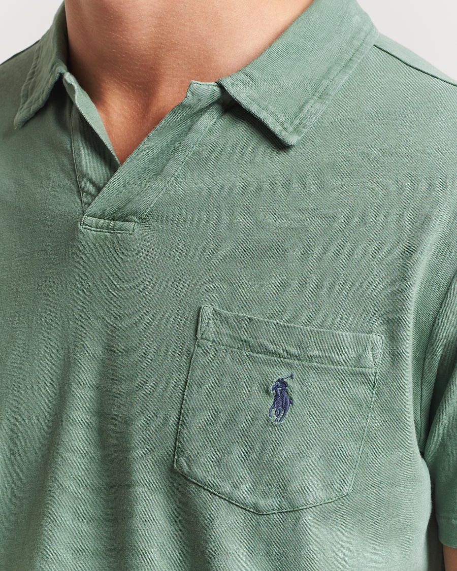 Heren | Polo's | Polo Ralph Lauren | Johnny Cotton/Linen Polo Fatigue