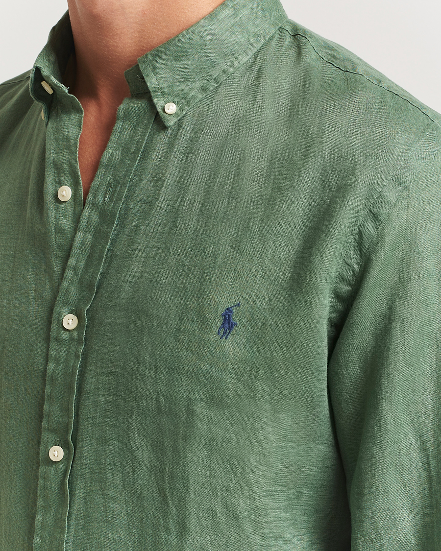 Homme | Chemises | Polo Ralph Lauren | Slim Fit Linen Shirt Fatigue