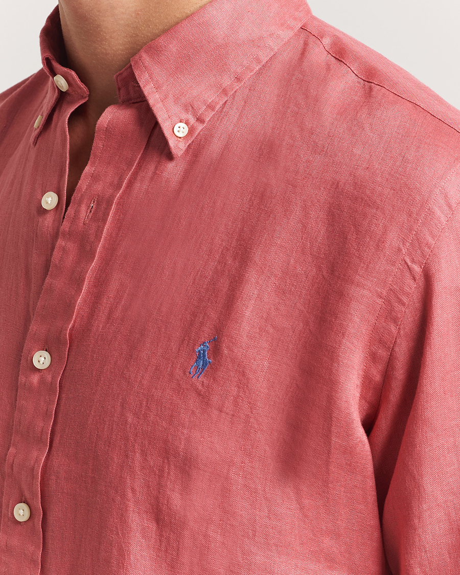 Homme | Chemises | Polo Ralph Lauren | Slim Fit Linen Shirt Adirondack Berry