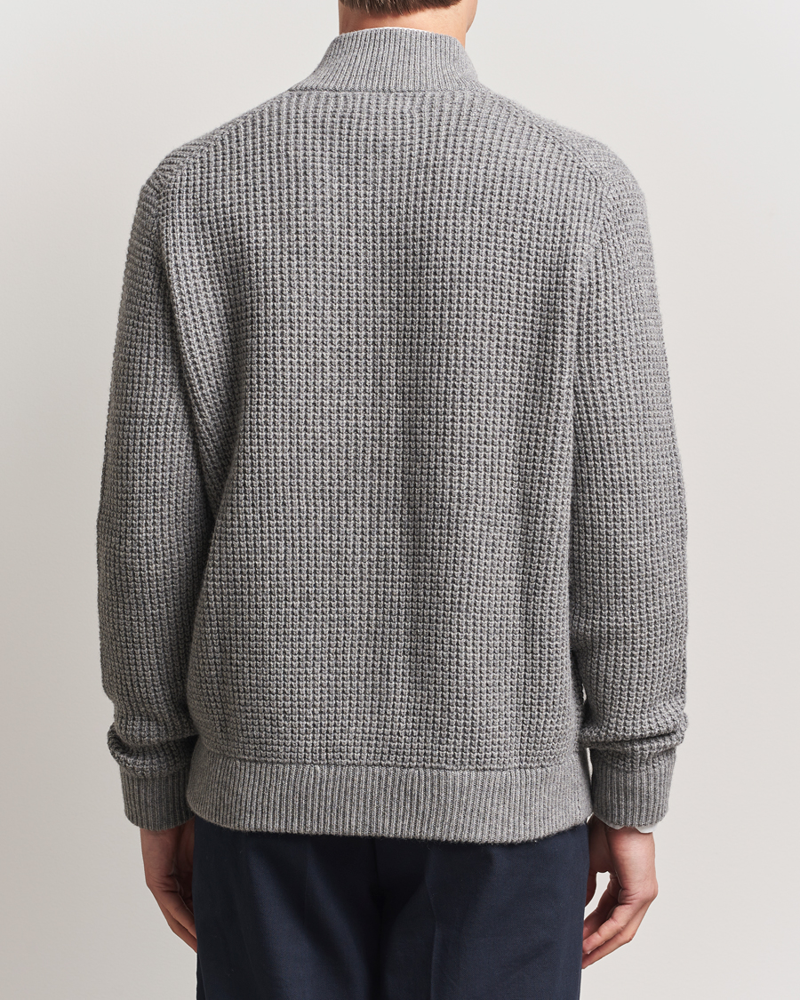Heren | Truien | Polo Ralph Lauren | Cotton/Wool Button Cardigan Fawn Grey Heather