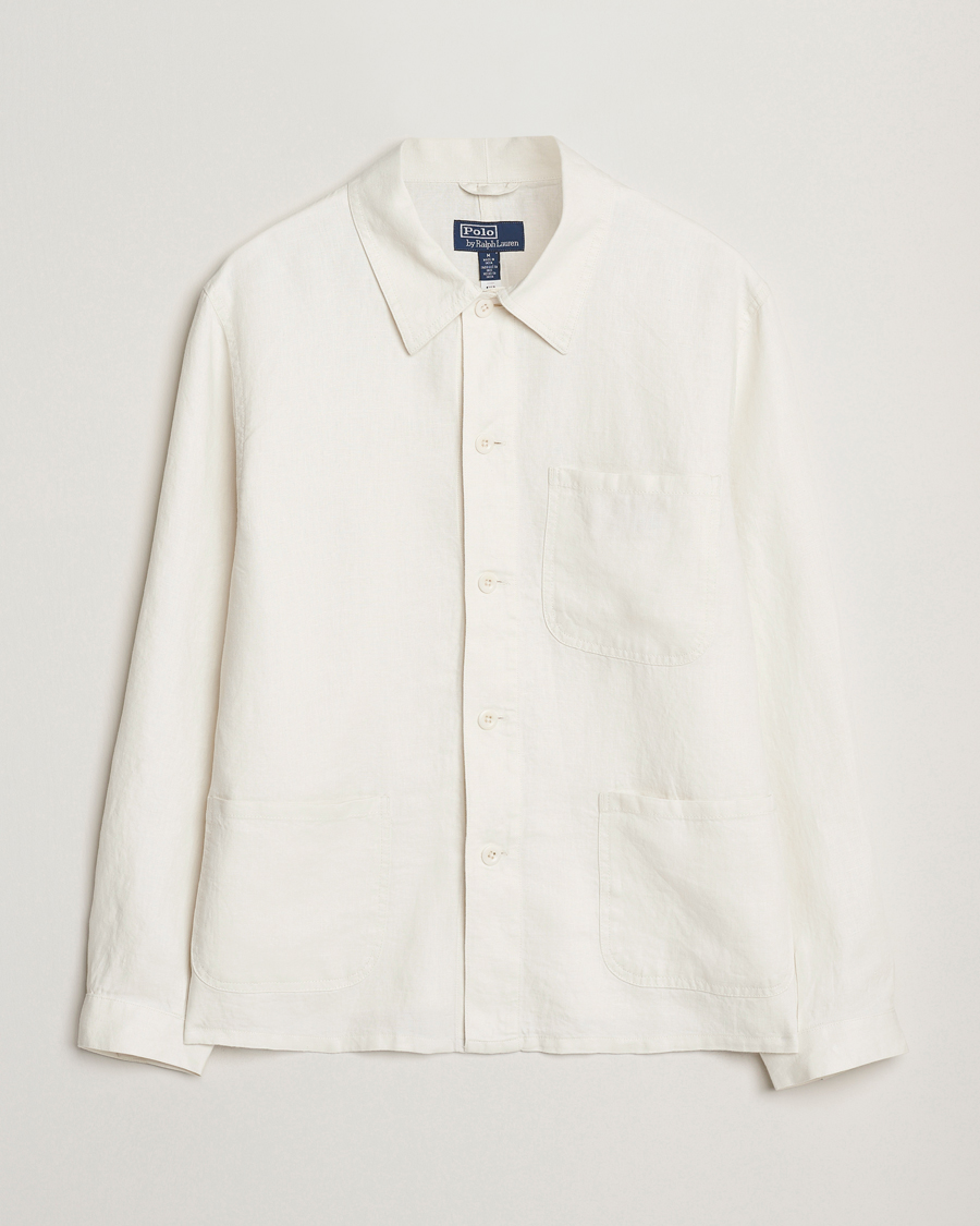 Homme | Manteaux Et Vestes | Polo Ralph Lauren | Chore Linen Shirt Jacket Antique Cream