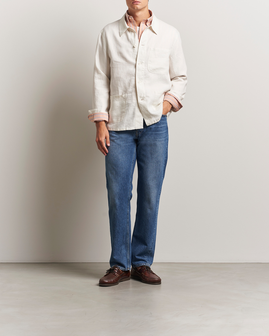 Homme | Manteaux Et Vestes | Polo Ralph Lauren | Chore Linen Shirt Jacket Antique Cream