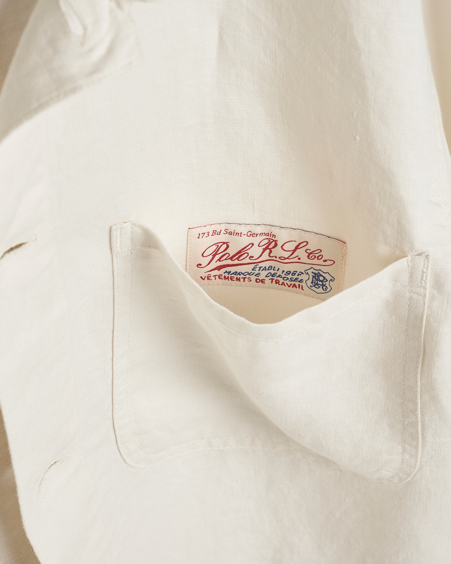 Homme | Manteaux Et Vestes | Polo Ralph Lauren | Chore Linen Shirt Jacket Antique Cream