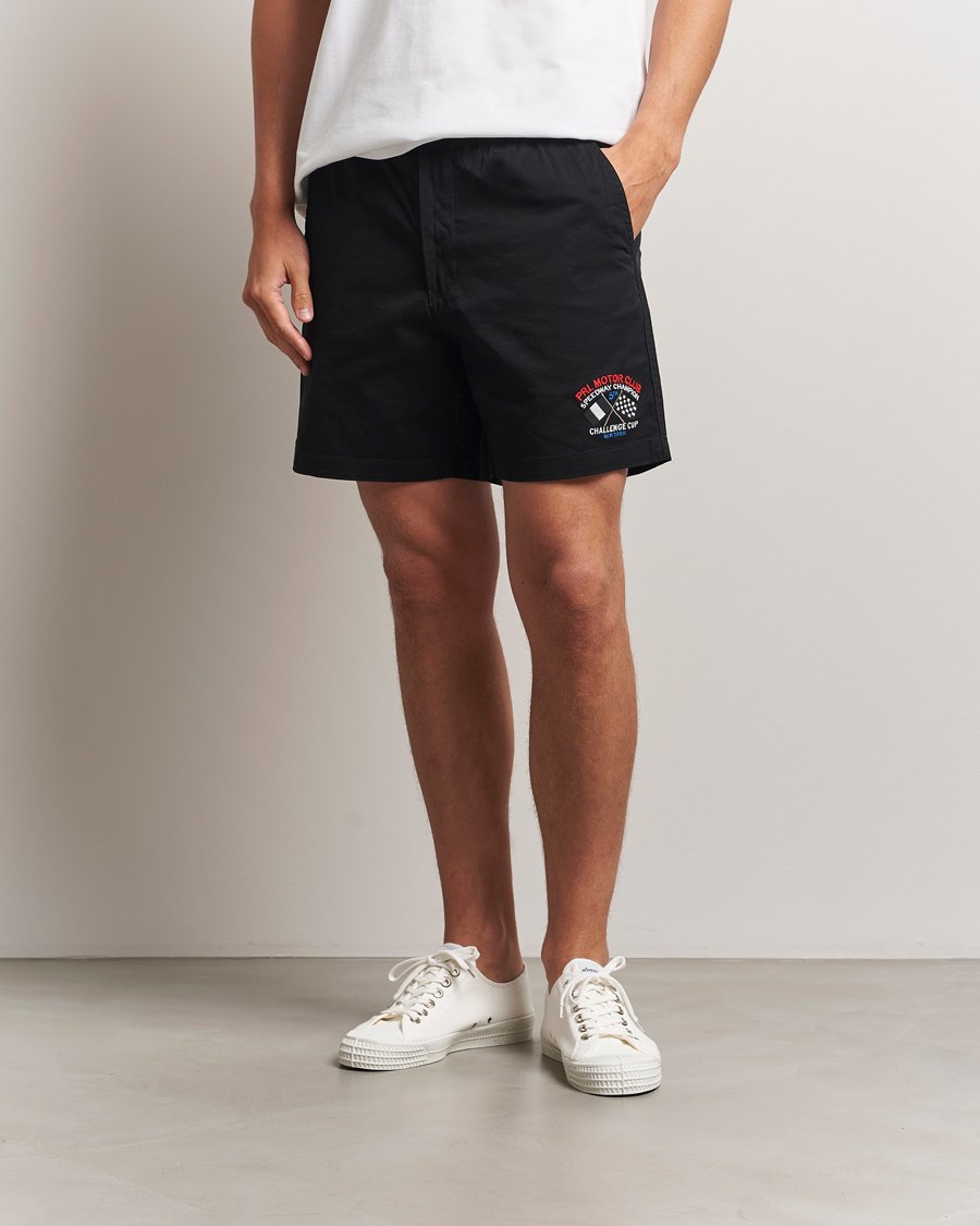 Homme | Shorts | Polo Ralph Lauren | Prepster Flat Front Shorts Polo Black/Motor Club