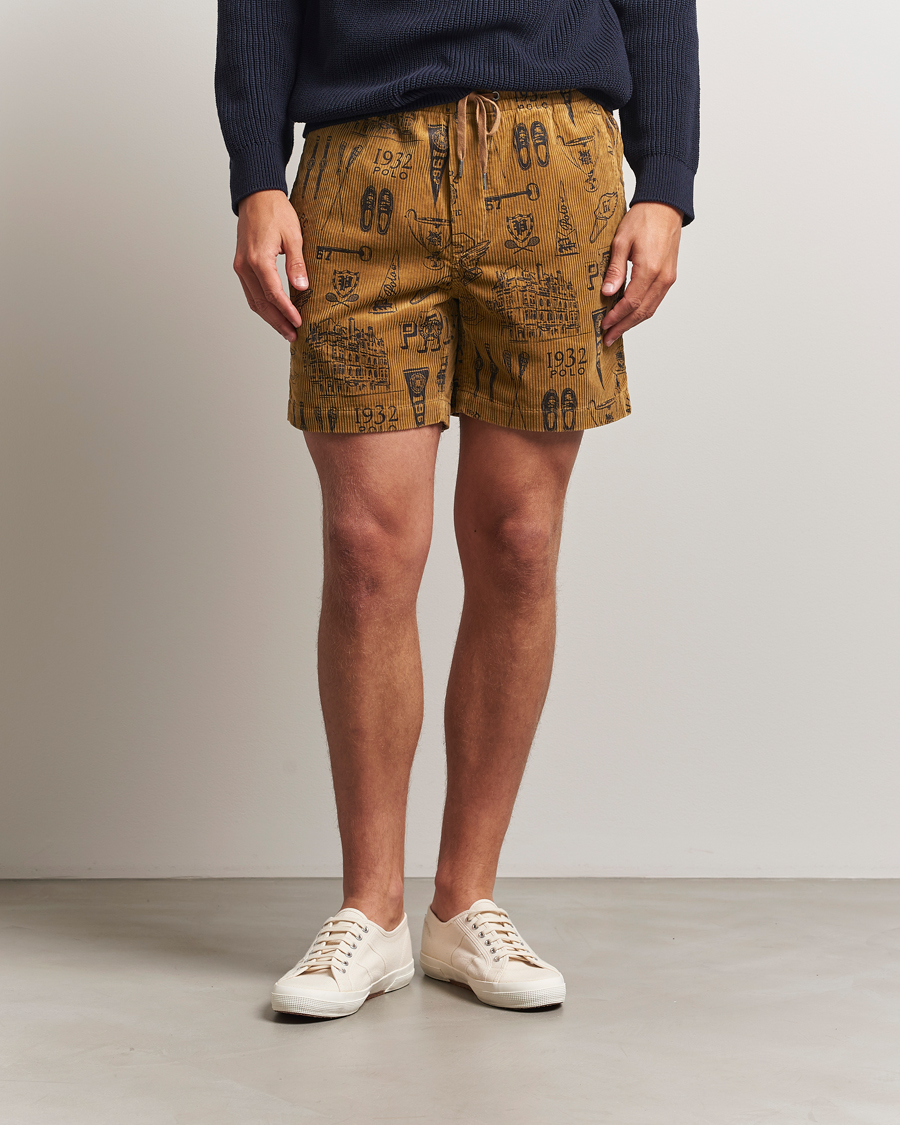 Homme | Shorts | Polo Ralph Lauren | Prepster Corduroy Shorts Golden Brown Preppy Diary
