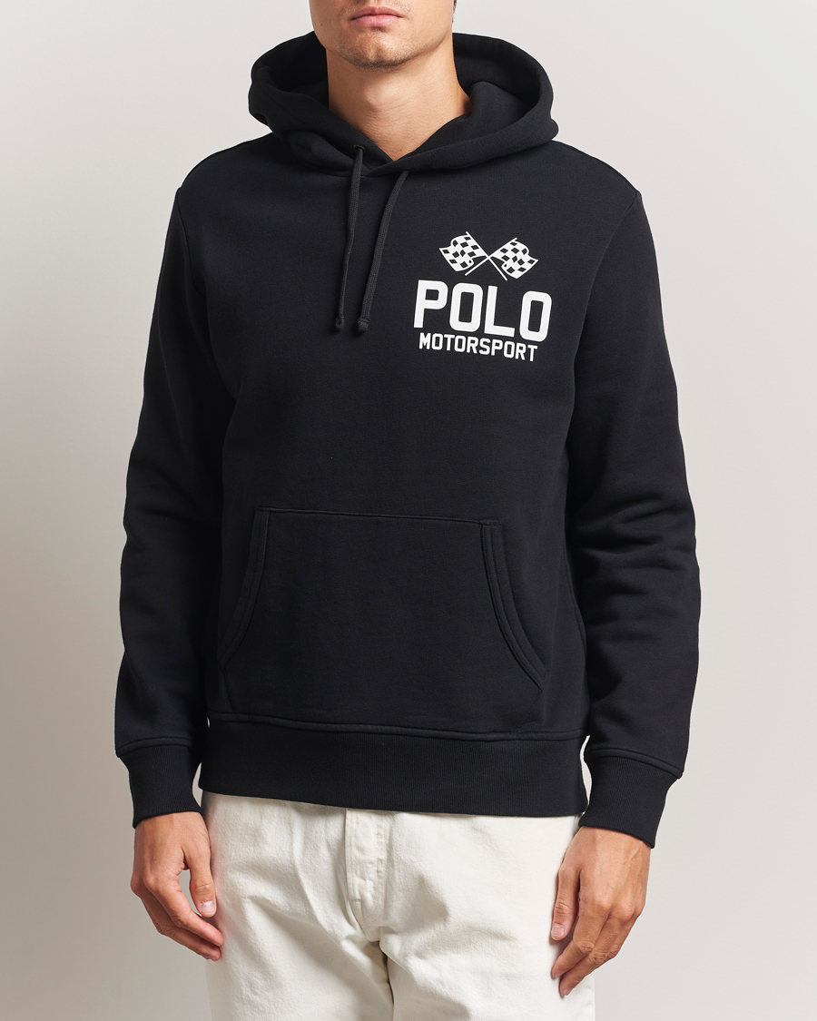 Homme | Pulls Et Tricots | Polo Ralph Lauren | RL Motorsport Hoodie Polo Black
