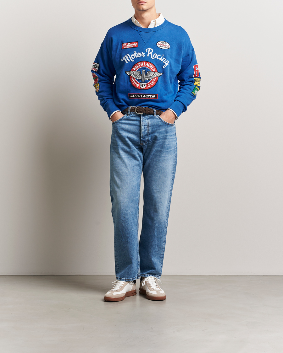Heren | Truien | Polo Ralph Lauren | Vintage Fleece Motor Racing Sweatshirt Heritage Blue