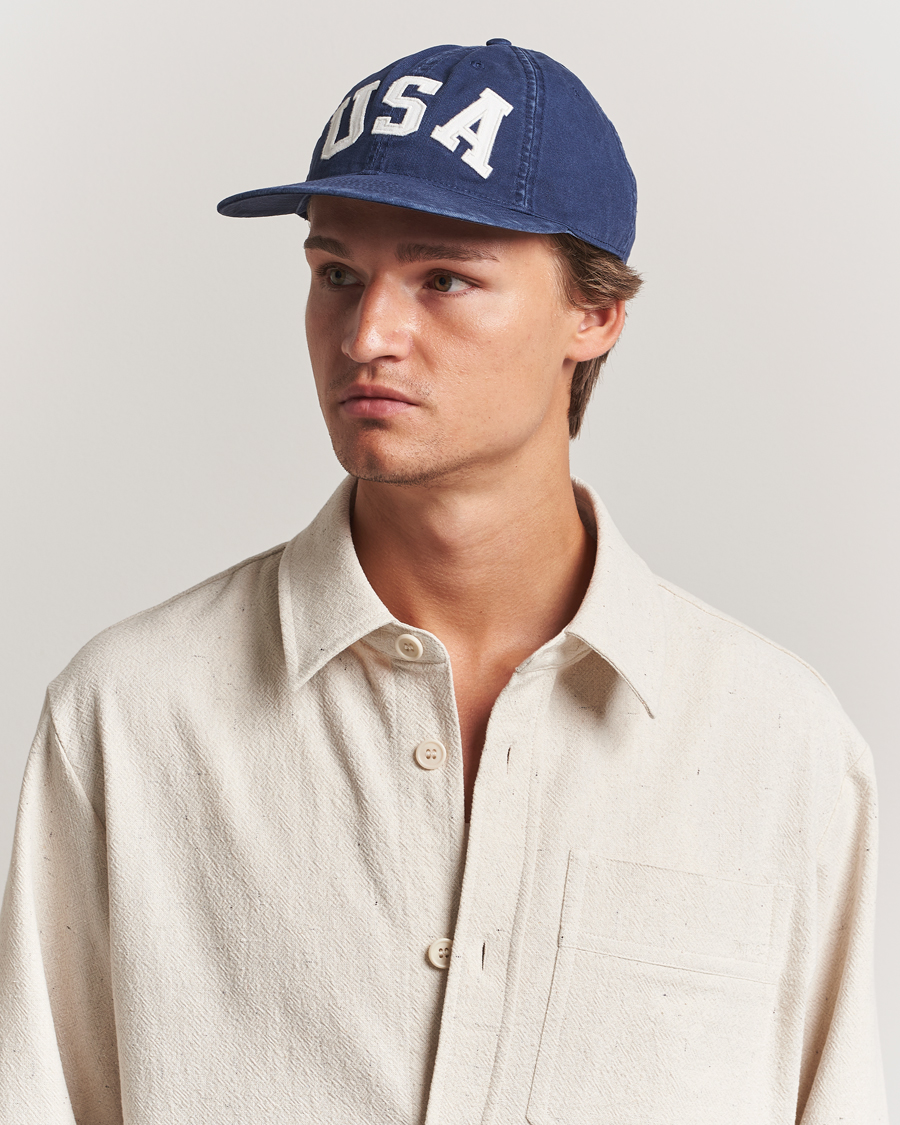 Homme | Bobs Et Casquettes | Polo Ralph Lauren | Cotton Twill USA Cap Newport Navy